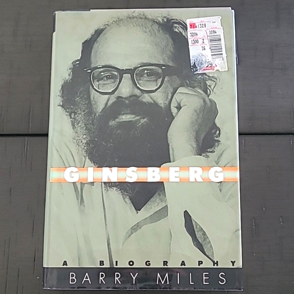 Hardcover Ginsberg A Biography by Barry Miles Vintage Book